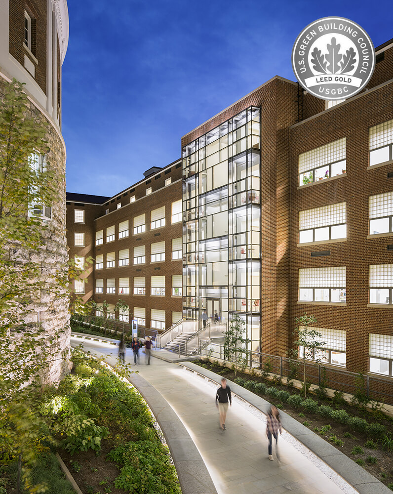 UVA's New Cabell Hall Wins Two USGBC Awards