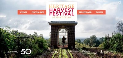 Sept 21 | Thomas Jefferson’s Monticello 2019 Heritage Harvest Festival