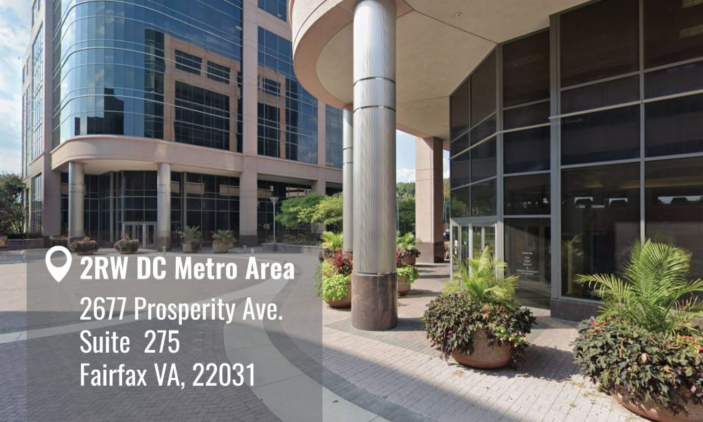 2RW's DC Area Office has a New Address