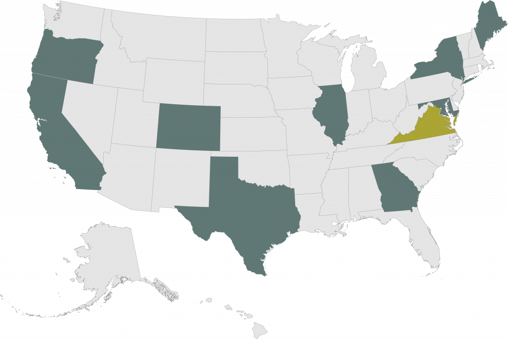 2023 USGBC Top 10 States for LEED