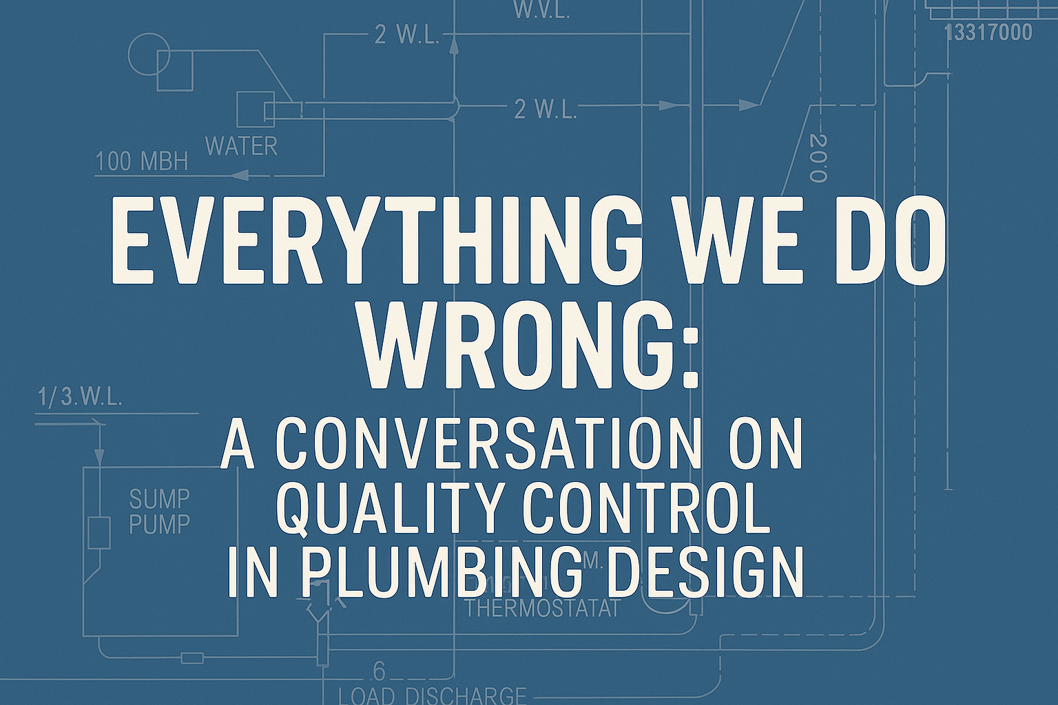 Plumbing Design QC2 | | 2RW